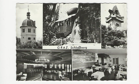 AK Graz. Schloßberg. Schloßbergrestaurant.
