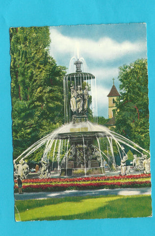 AK Graz, Brunnen im Stadtpark.