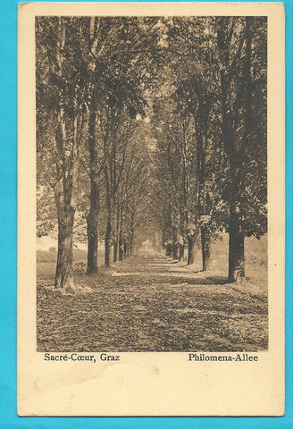 AK Graz, Sacre-Coeur. Philomena-Allee.