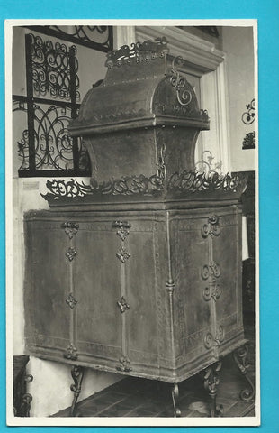 AK Graz. Kunstgewerbemuseum. Schmiederner Ofen um 1640. (1928)