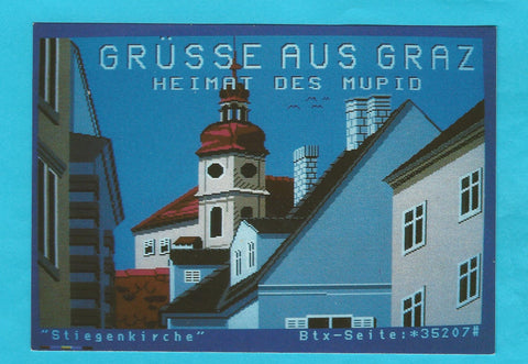 AK Grüsse aus Graz. Heimat des Mupid.