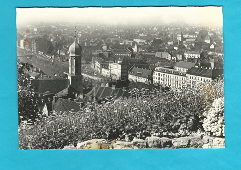 Muster-AK Graz. Blick vom Schloßberg. (Kellner-Verlag: 3033 W)