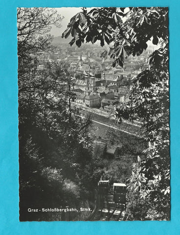 Muster-AK Graz-Schloßbergbahn. (Kellner-Verlag: 3000/10 W)