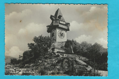 Muster-AK Graz. Uhrturm. Schloßberg. (Kellner-Verlag: 3118 W)