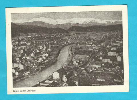 AK Graz gegen Norden. (1945)