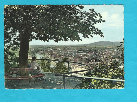 AK Graz, Blick vom Schloßberg. (1960)