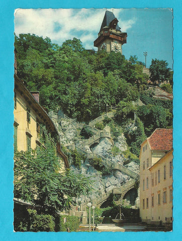 AK Graz - Schloßbergsteig. (1968)