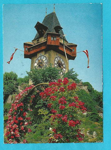 AK Graz - Uhrturm auf dem Schloßberg.