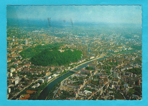 AK Graz. Blick auf Mur und Schloßberg.