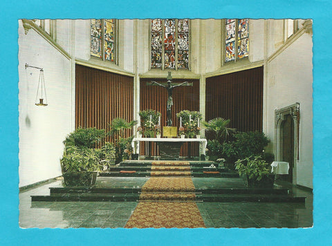 AK Graz, Franziskanerkirche. Hochaltar mit Silveri-Kreuz.