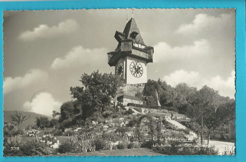 AK Graz. Uhrturm am Schloßberg.