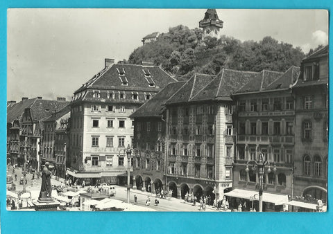 Muster-AK Graz. Hauptplatz. (Kellner-Verlag ?)