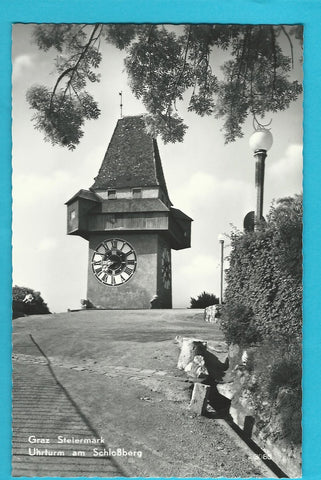 AK Graz. Uhrturm am Schloßberg.