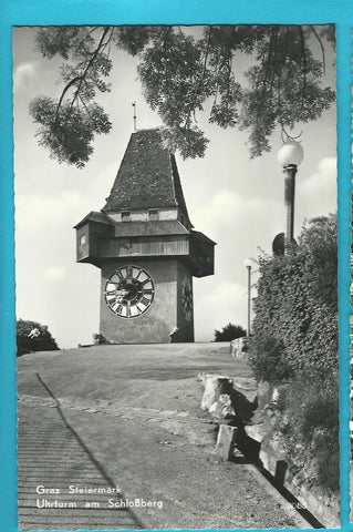 AK Graz. Uhrturm am Schloßberg.