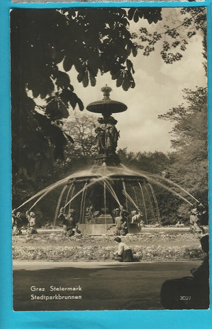 AK Graz. Stadtparkbrunnen.