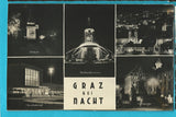Muster-AK Graz bei Nacht. (Kellner-Verlag: 3130)
