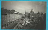 Muster-AK Graz. Hauptplatz, Herrengasse. Aufmarsch. (Kellner-Verlag ?)