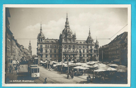 AK Graz. Rathaus. (1928)