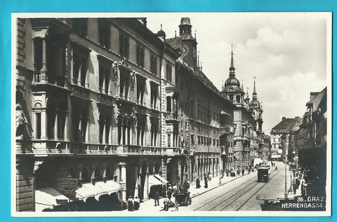 AK Graz. Herrengasse. (1929)