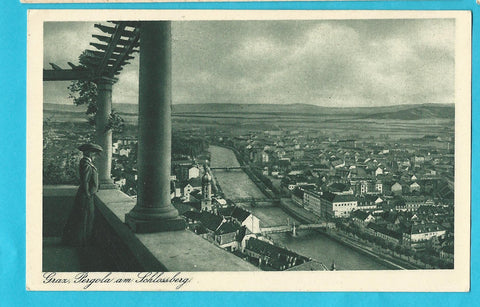 AK Graz, Pergola am Schlossberg.