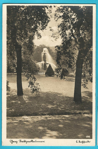 AK Graz. Stadtparkbrunnen. (1941)