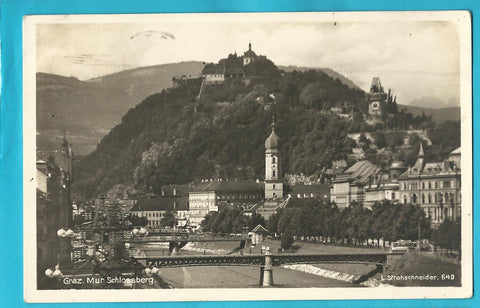 AK Graz. Mur Schlossberg. (1942)