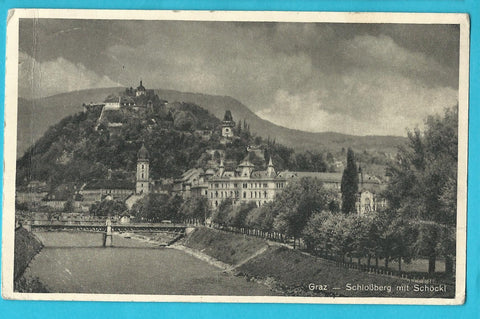 AK Graz - Schloßberg mit Schöckl. (1942)