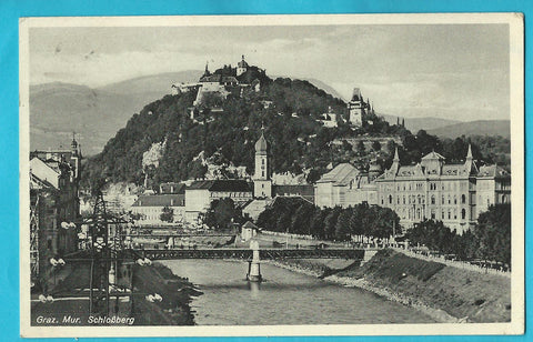 AK Graz. Mur. Schloßberg. (1939)
