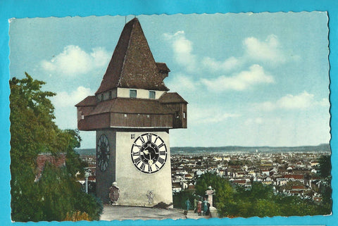 AK Graz. Schloßberg - Uhrturm. (1962)