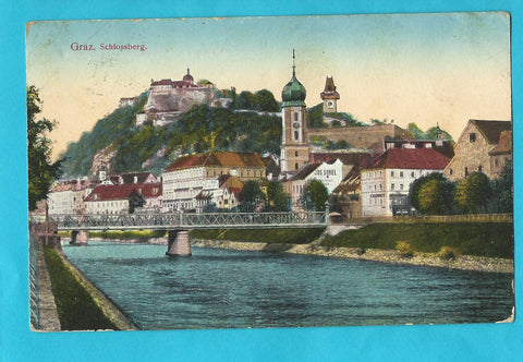 AK Graz. Schlossberg. (1914)
