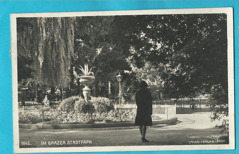 AK Im Grazer Stadtpark.