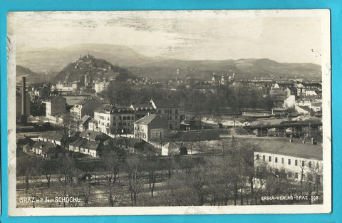 AK Graz mit dem Schöckl. (1929)