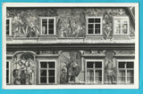 AK Graz. Gemaltes Haus. Teilansicht. (1931)