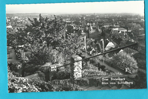 AK Graz. Blick vom Schloßberg.