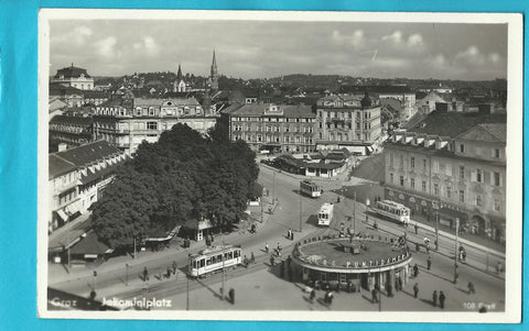 AK Graz - Jakominiplatz.