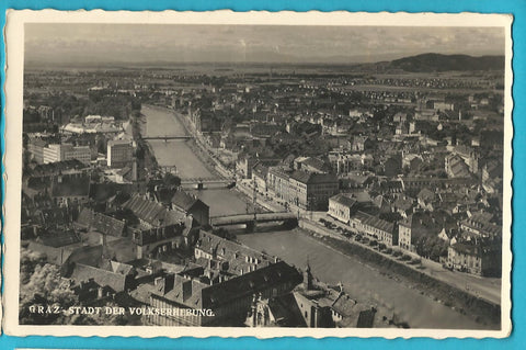 AK Graz - Stadt der Volkserhebung.