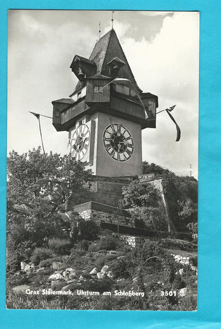 AK Graz. Uhrturm am Schloßberg.
