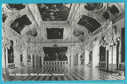 AK Graz. Schloß Eggenberg, Prunksaal.