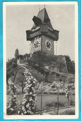AK Graz, Uhrturm am Schloßberg. (1949-50)