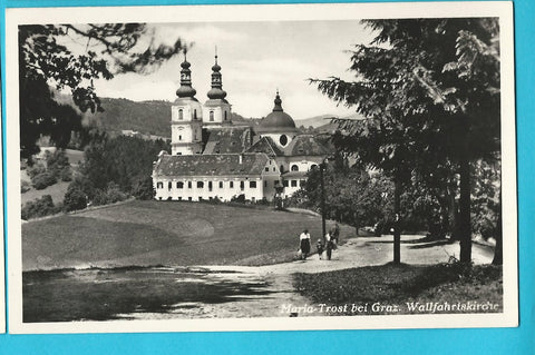 AK Mariatrost bei Graz. Wallfahrtskirche. (1952-53)