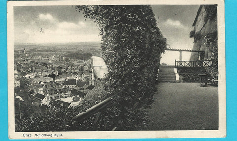 AK Graz. Schloßberg-Idyllle. (1914/15)