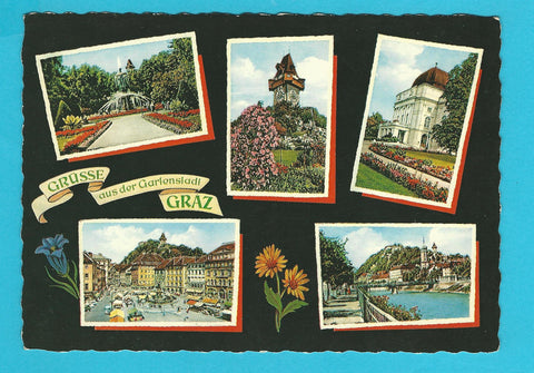 AK Grüsse aus der Gartenstadt Graz. (1962)