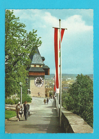 AK Graz Schloßturm.