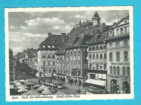 AK Graz. Stadt der Volkserhebung. Hauptplatz. (1942)