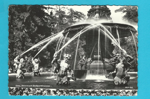 AK Graz. Stadtparkbrunnen.