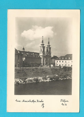 AK Graz: Mariahilfer Kirche.