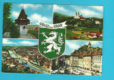 "Rucksack" AK Gruss aus Graz.