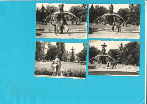6 kleine Fotos Graz, Stadtpark, Stadtparkbrunnen.