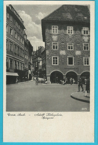 AK Graz. Hauptplatz Sporgasse.