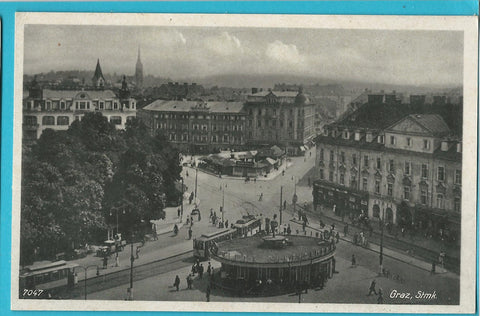 AK Graz. Jakominiplatz.